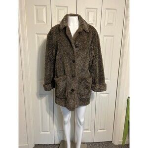 Gallery womens Faux Fur Teddy Bear Style jacket Size XS